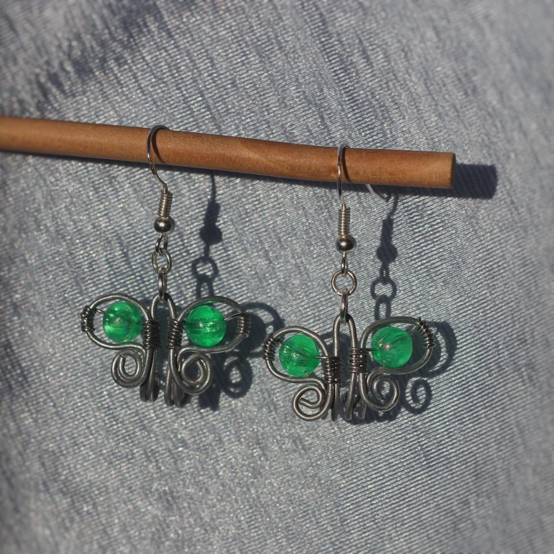 Gulliga Fjäril Örhängen 🦋