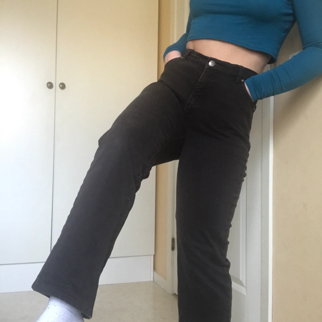 Svarta jeans
