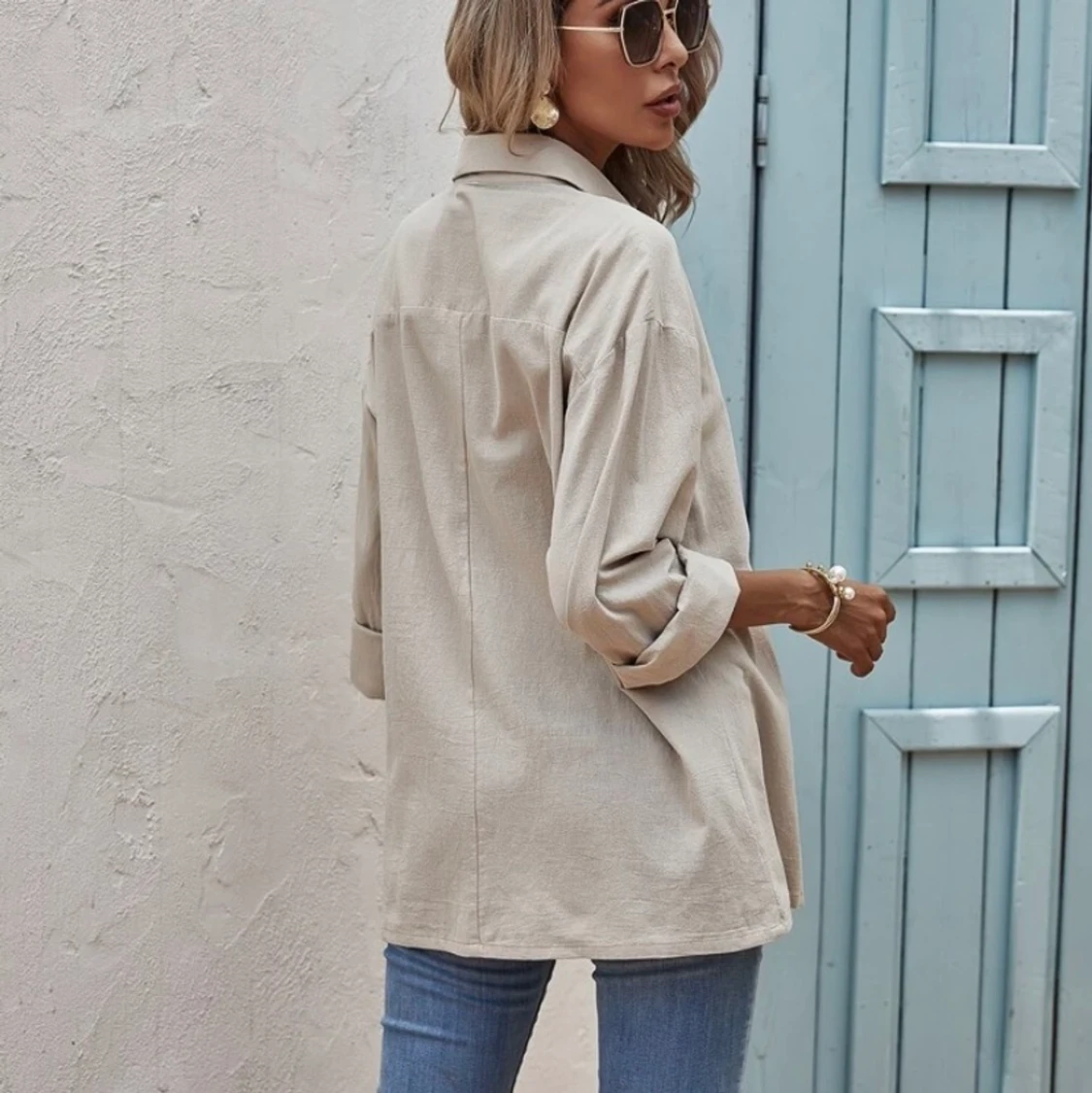 En blus med färgen kaki🤍