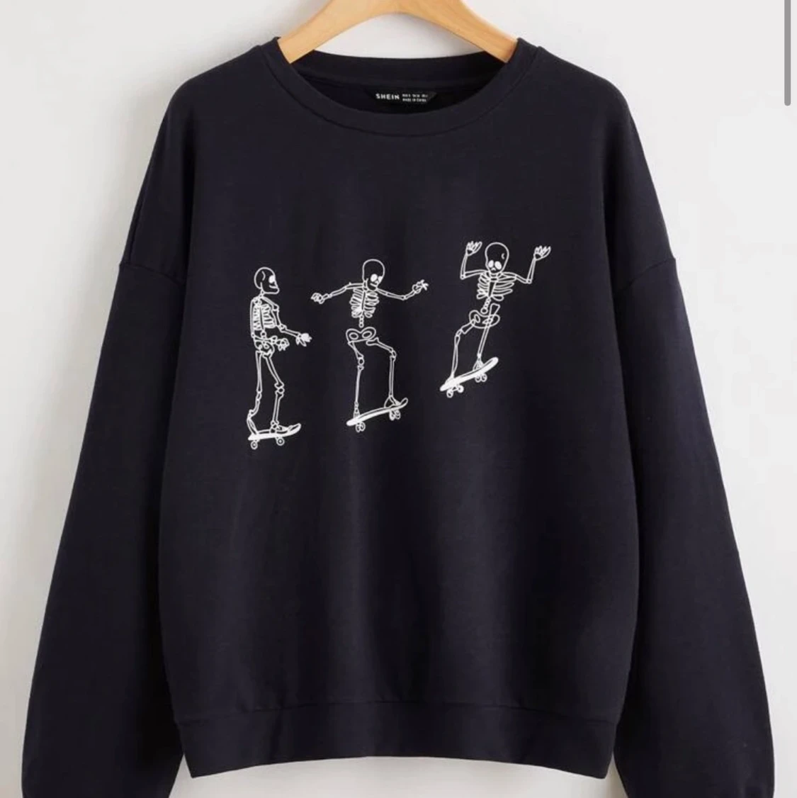 Svart sweatshirt 