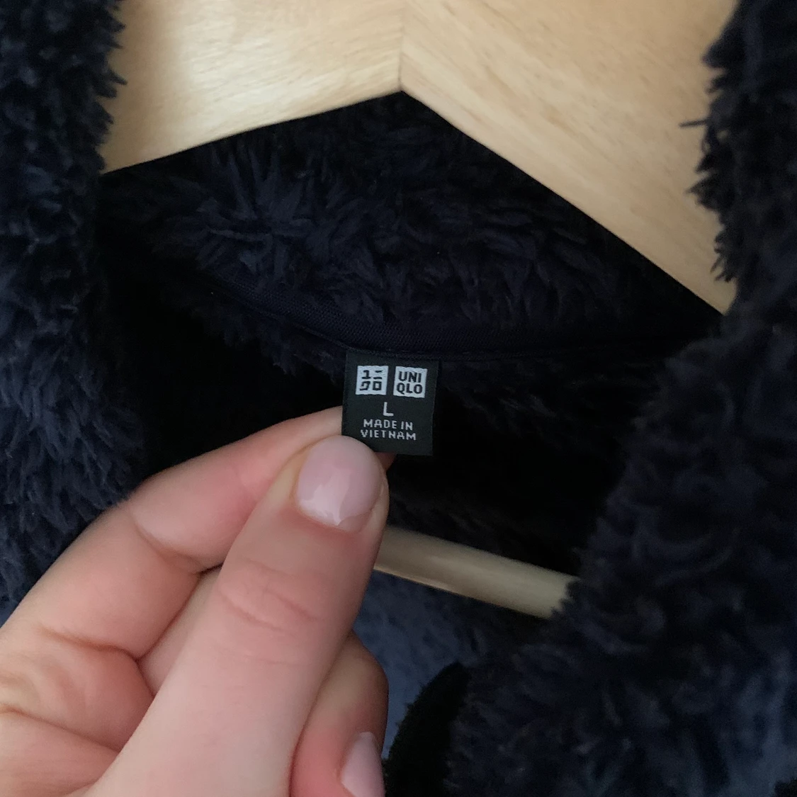 Teddyjacka / teddyfleece från uniqlo - 90