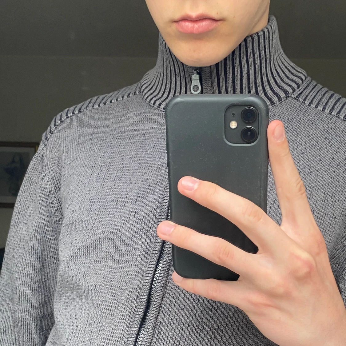 Vintage zipup sweater  - 91