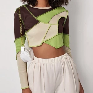 Patchwork top - Top från SHEIN i storlek Xs! Köparen står för frakten. Pm för flera bilder