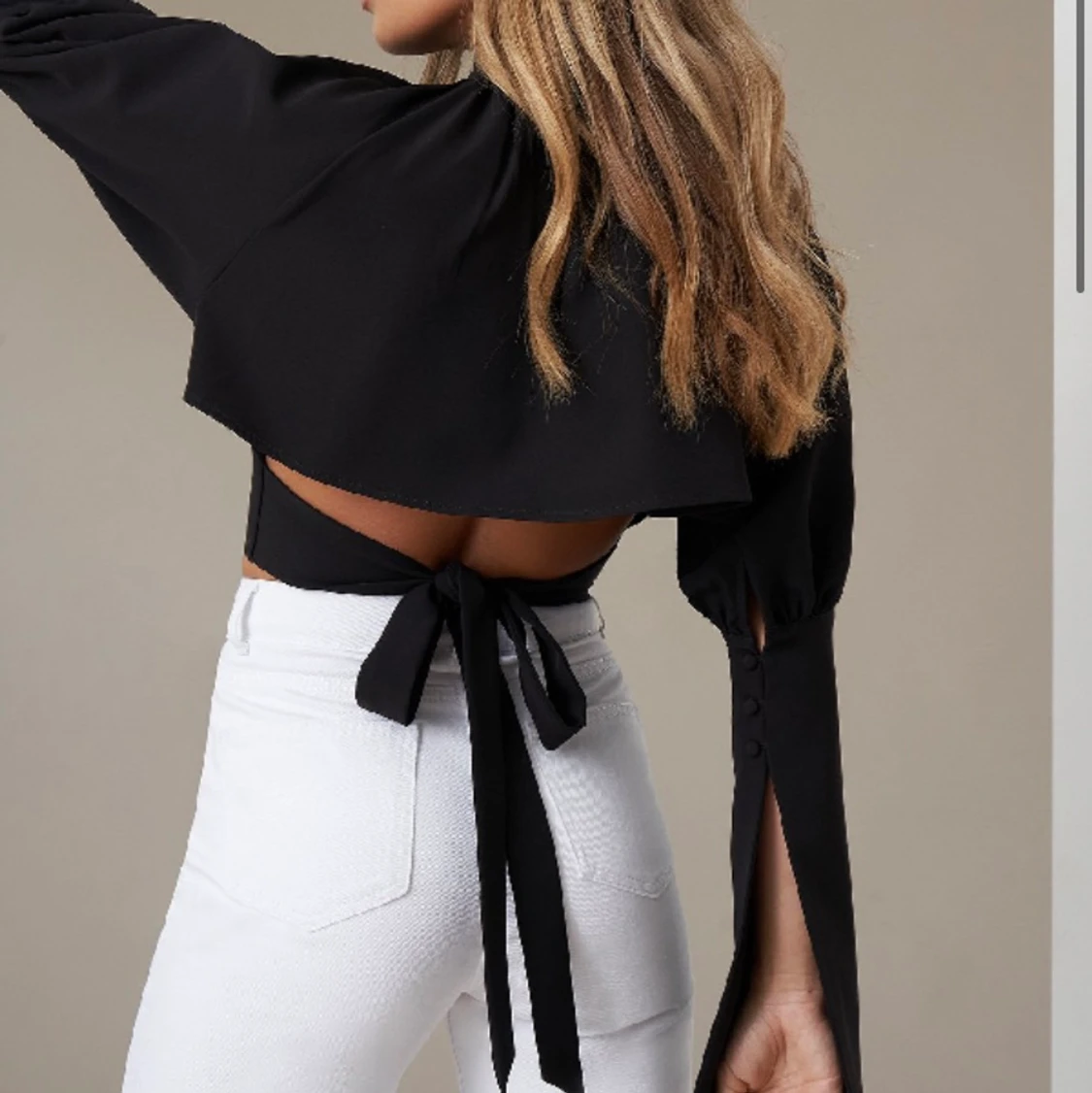 Svart söt blus  - 90