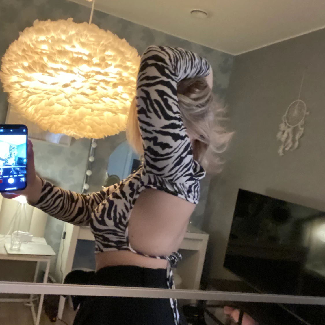 Topp med öppen rygg  - 90