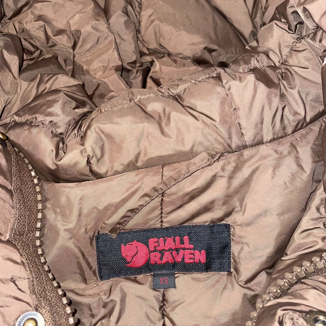 Brun Fjällräven jacka  - 90