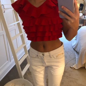 Zara röd topp - Aldrig använd, prislapp finns kvar