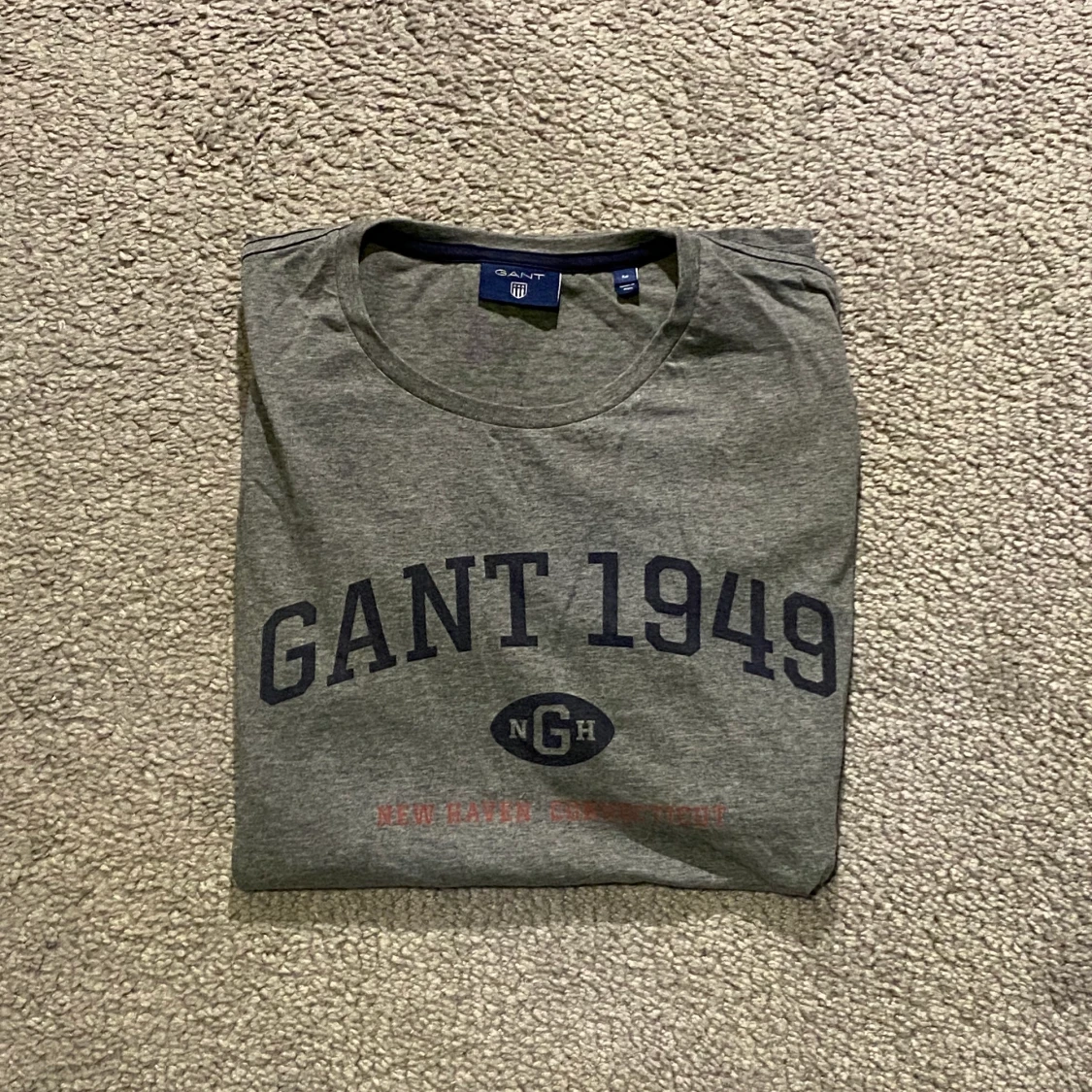 Gant t-shirt, mörkgrå, strl M - 90