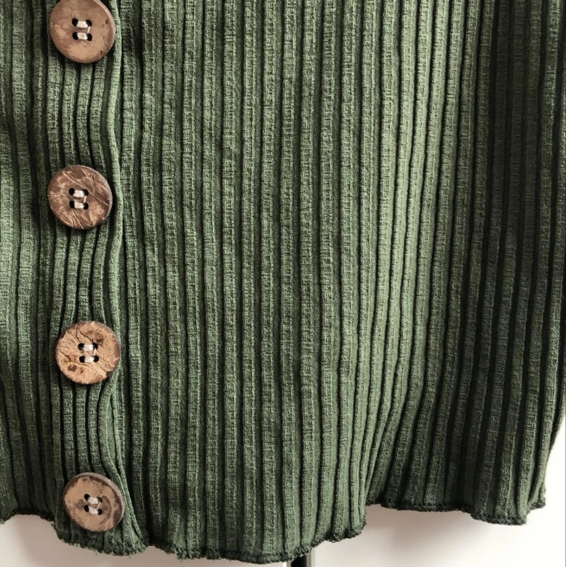 grön ribbad sommartopp - 91