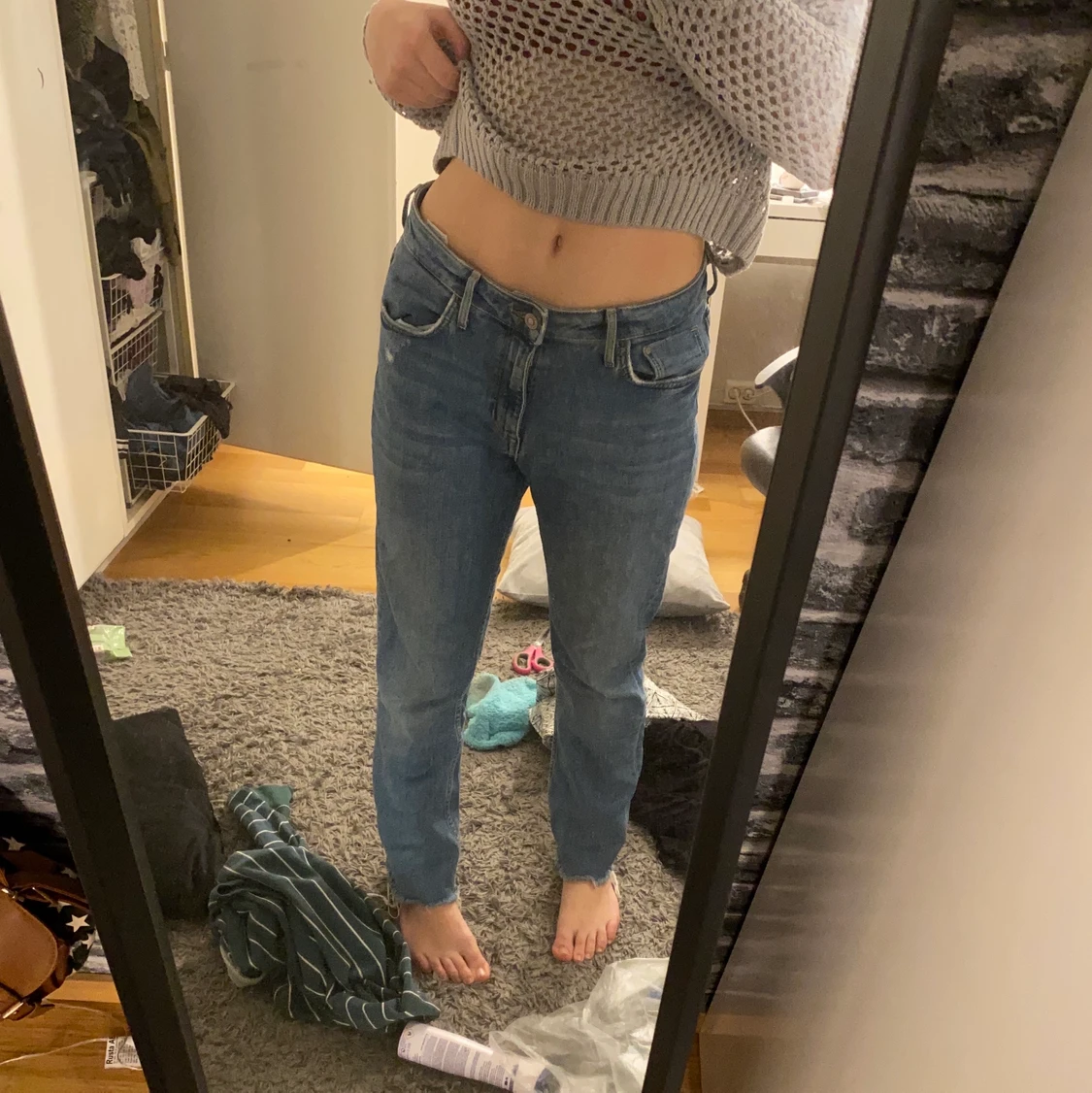 Lågmidjade jeans - 90