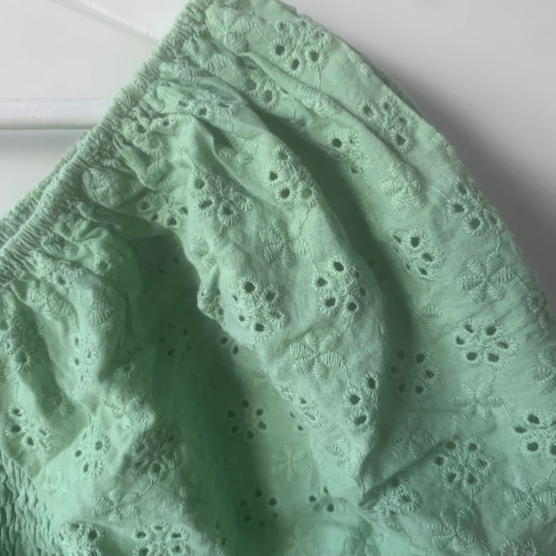 Grön topp m puffärm - 90