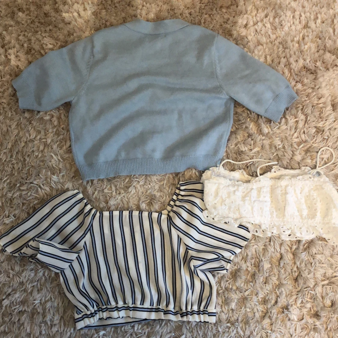 Blått topp sett - 91