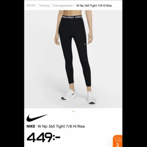 Nike Träningsbyxor Storlek XS - Hej säljer ett par Nike träningsbyxor. storlek xs. Hade tagit fel storlek. Har använts 1 gång. Originalpriset är 449kr säljer för 350kr. Frakt kostar. Skriv till mig om ni är intresserade.   MVH Sophie 