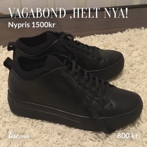 Vagabond  - Helt oanvända skor från Vagabond med äkta läder. Storlek 37. Inköpts för 1500kr men säljer för 800kr+frakt då de aldrig har  används
