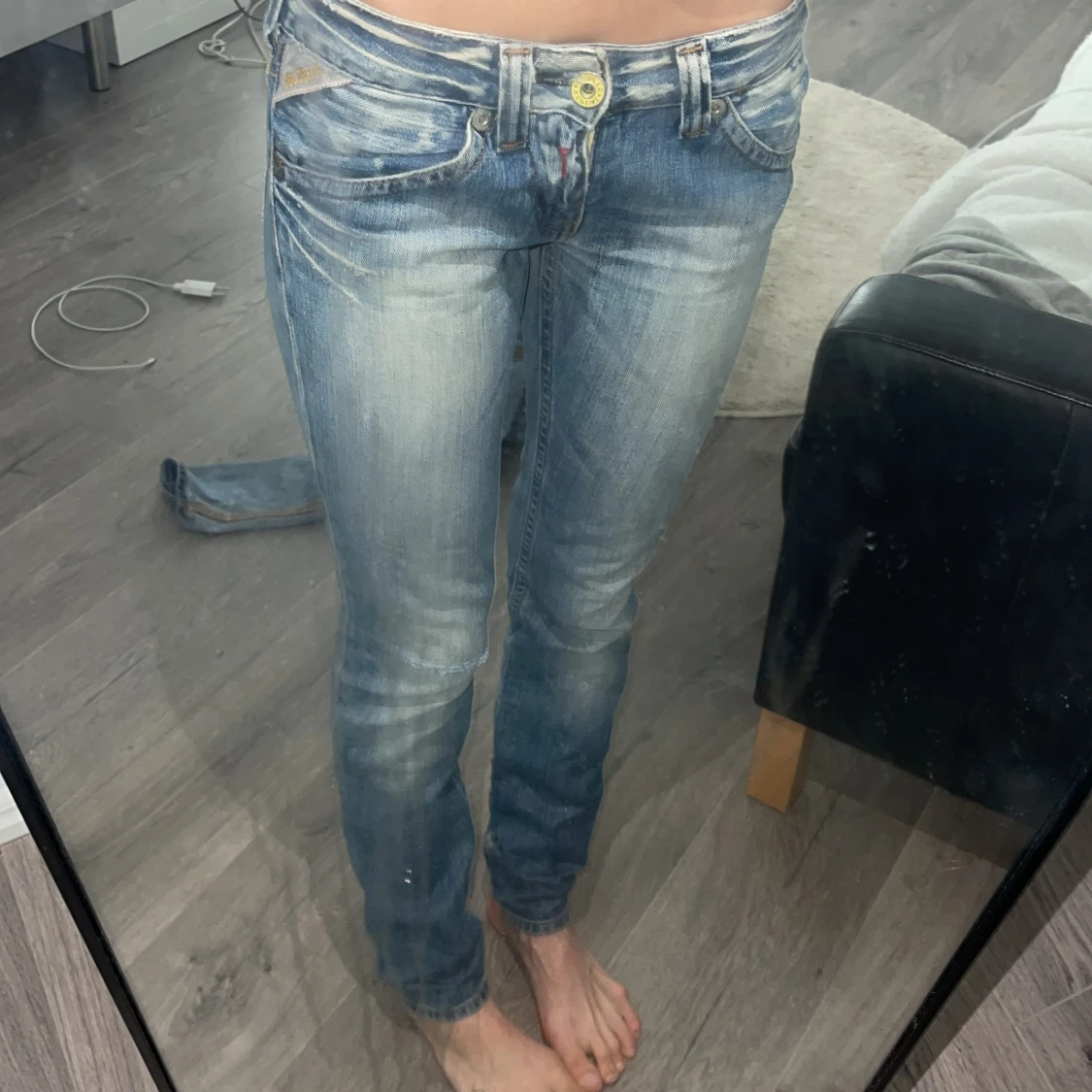 Låg midjade jeans - 90
