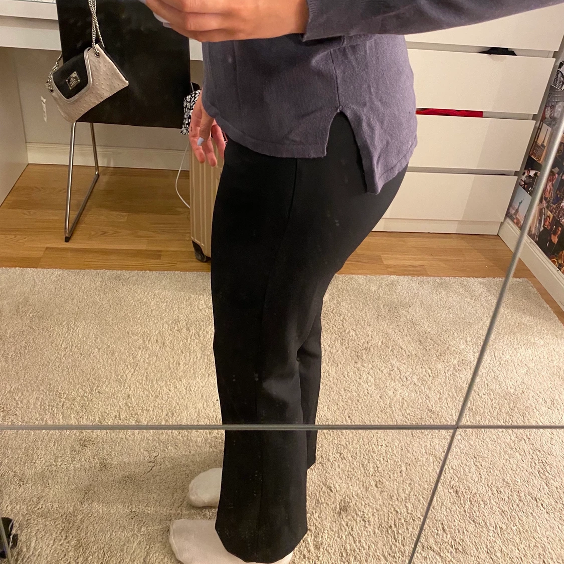 Blå långärmad tröja - 91