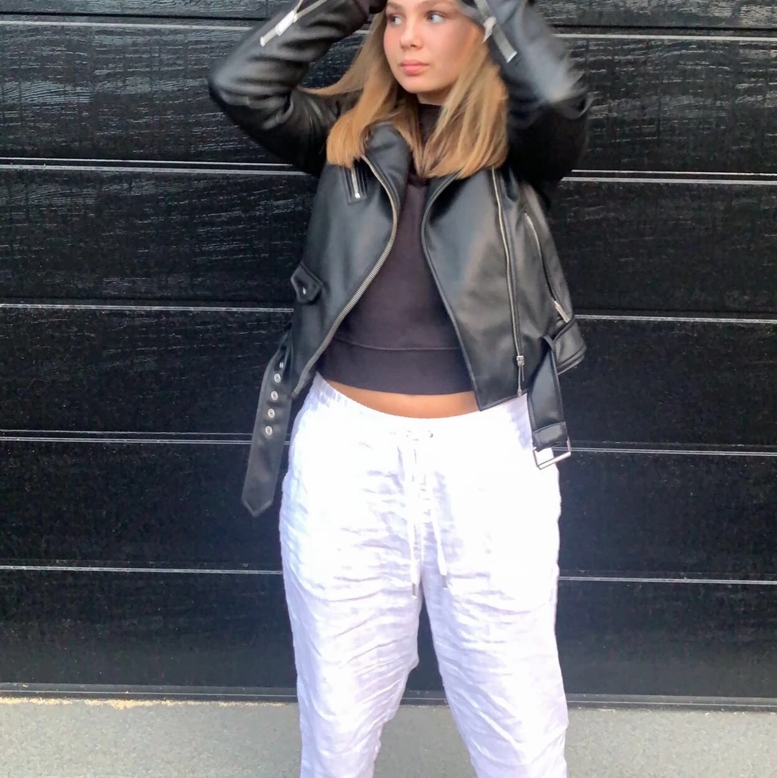 Skinnjacka Fake skinn! - 90