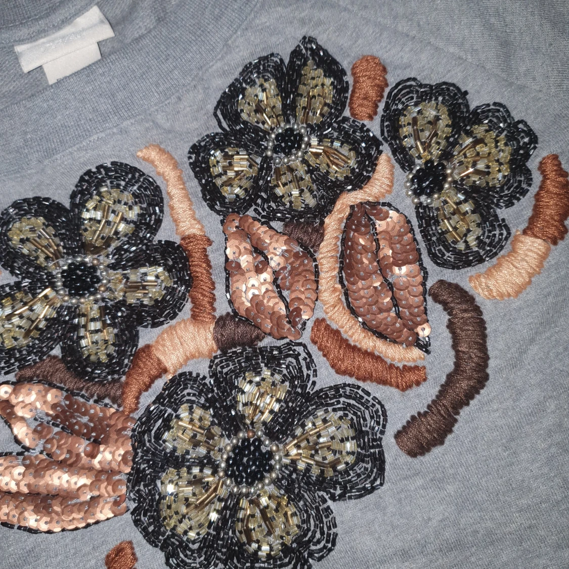 H&M Trend sweatshirt med paljetter - 90