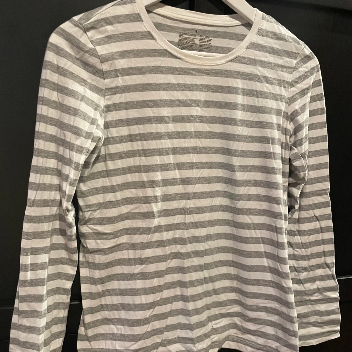 Långärmad randig T-shirt från Muji, S  - 91