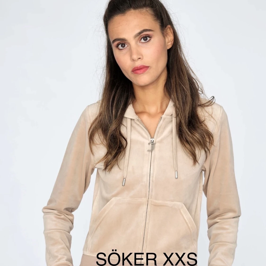 Jucy Couture hoodie warm taupe