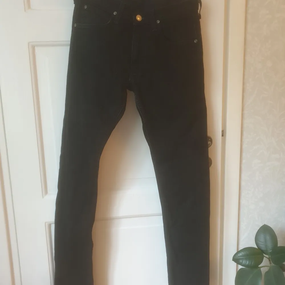 Svarta Lee luke W30 L34. slimfit, normalhög midja och avsmalnande ben.. Jeans & Byxor.