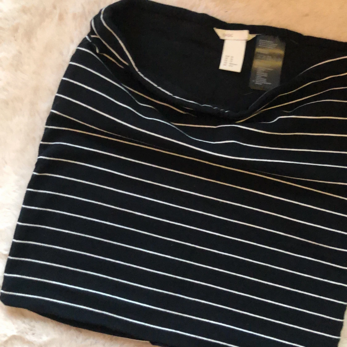 H&M - Randig kjol, strl XS - 90