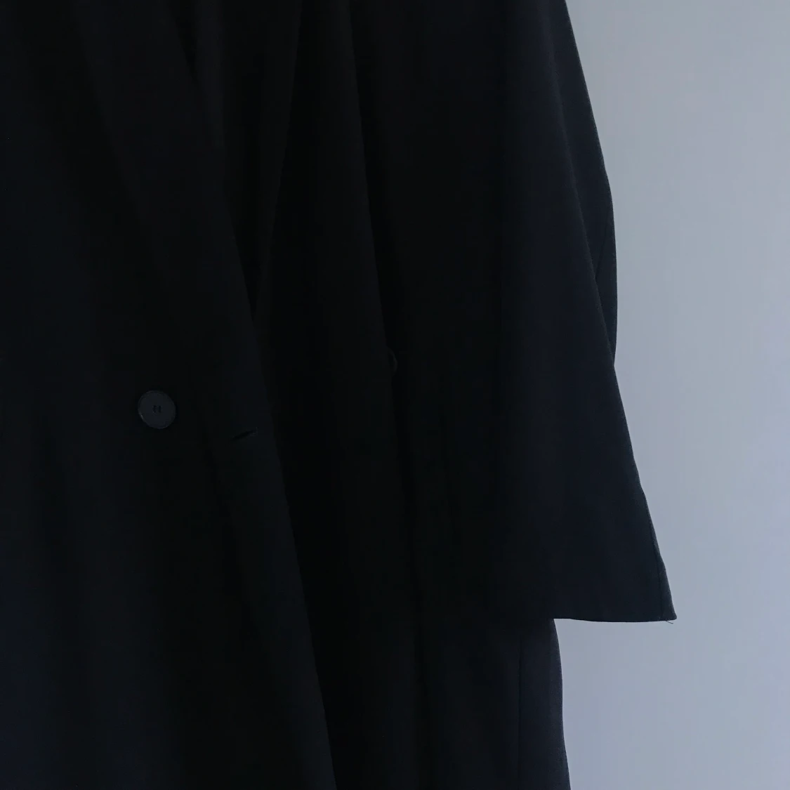 Svart vårkappa - 90