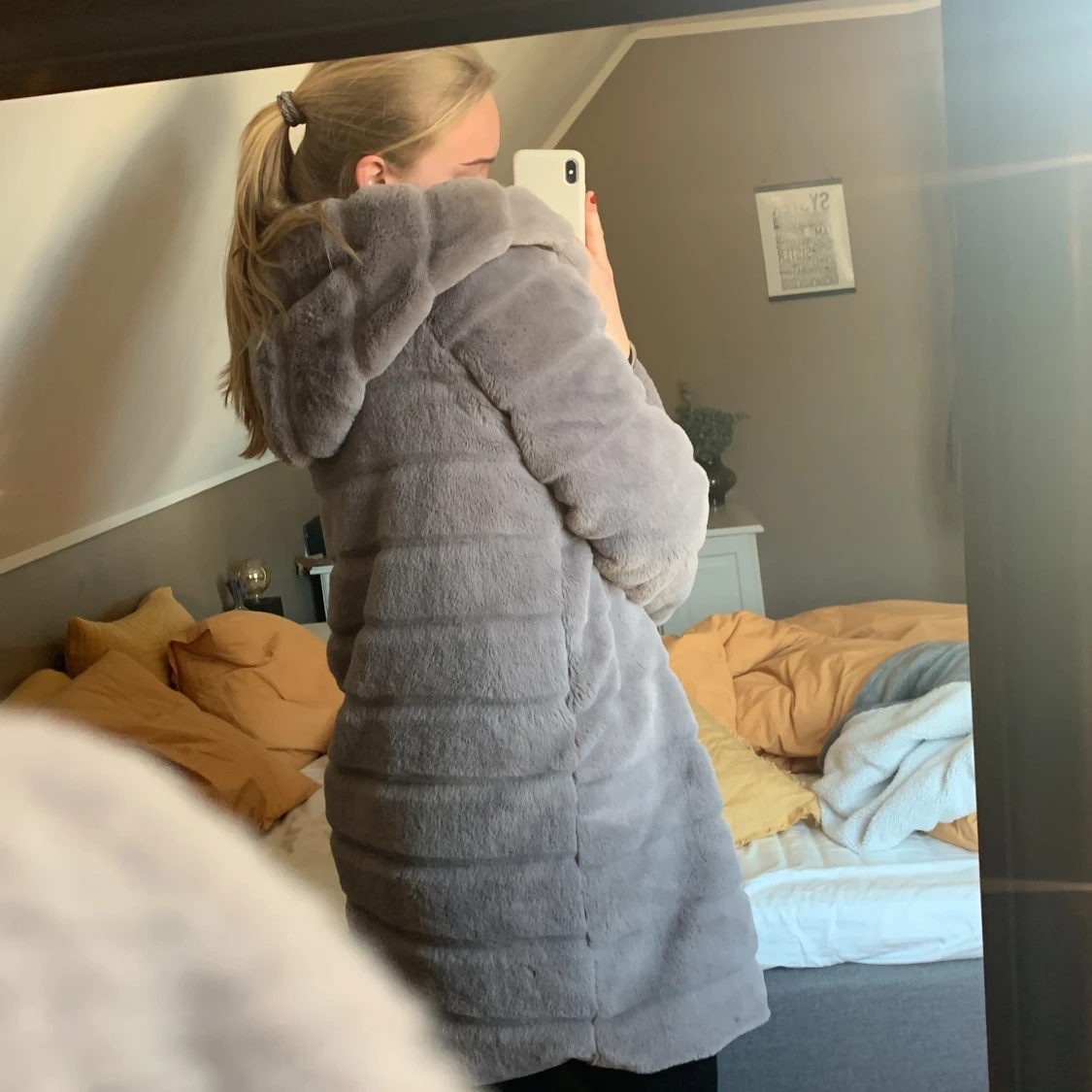 Fake pälsjacka - 90