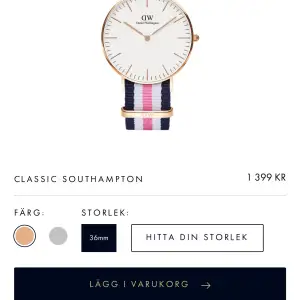 Säljer denna klocka då den inte kommer t användning, nypris är 1500 och mitt pris är 800!