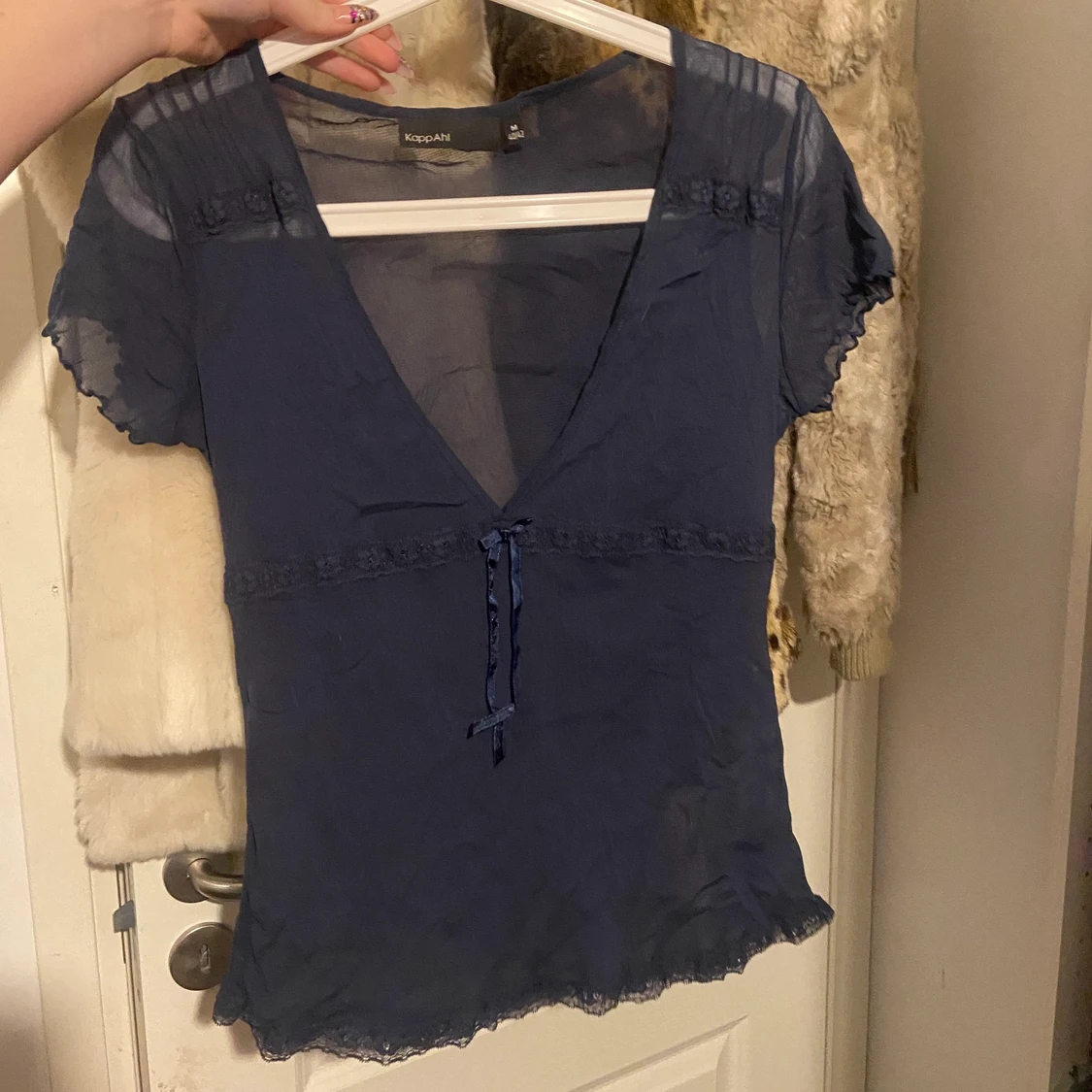 Grön blå blus💙💚 - 90