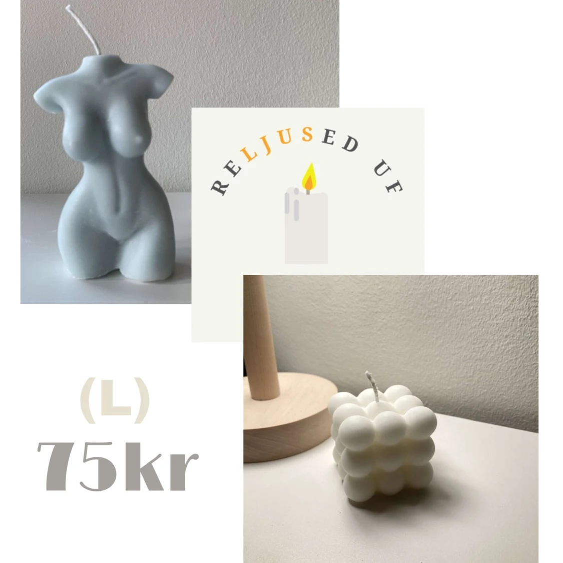 Handgjorda, återvunna ljus!