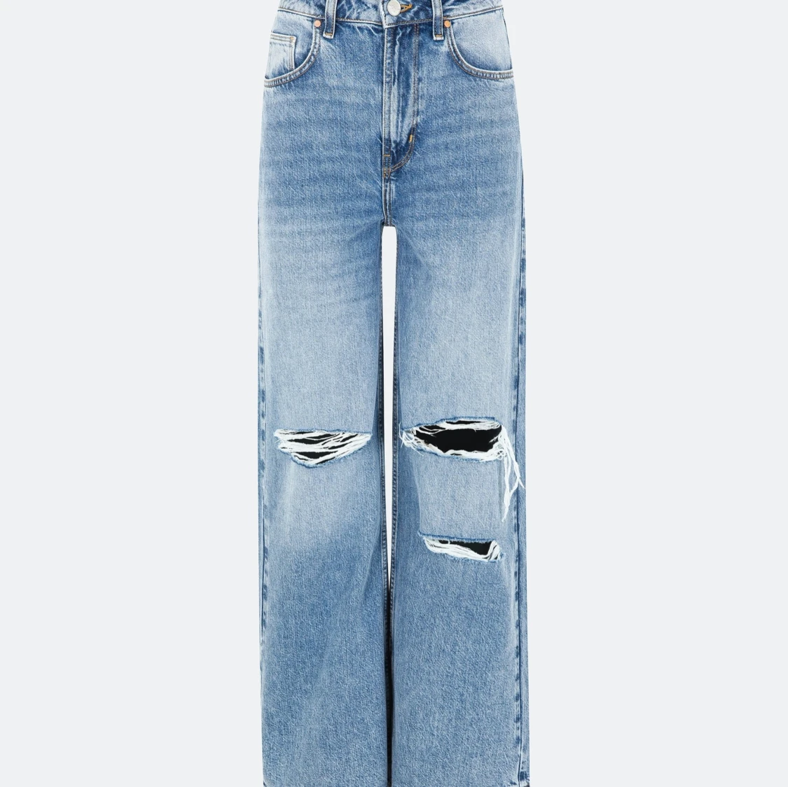 Blå wide jeans