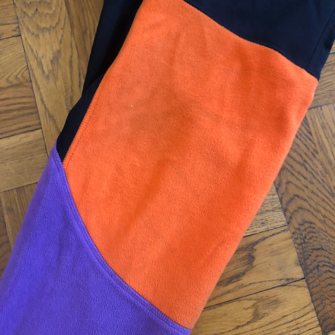 Adidas byxa i mixat material - 91