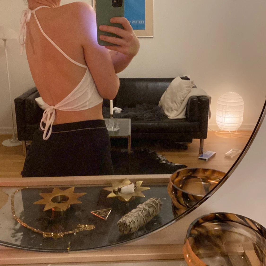 Knytlinne x2 vitt+svart