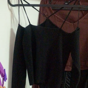 Säljer min svart tröja ( topp)  - från zara har aldrig använt den. Helt nyy köpt för 200kr säljer 100kr