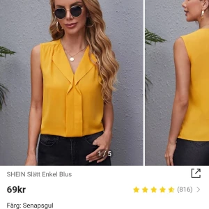 Shein gul blus XS - Gul blus från shein. Säljer pga den passar inte mig och returdatumet har passerat. Skriv om du vill ha fler grejer så kollat vi på fraktkostnad.