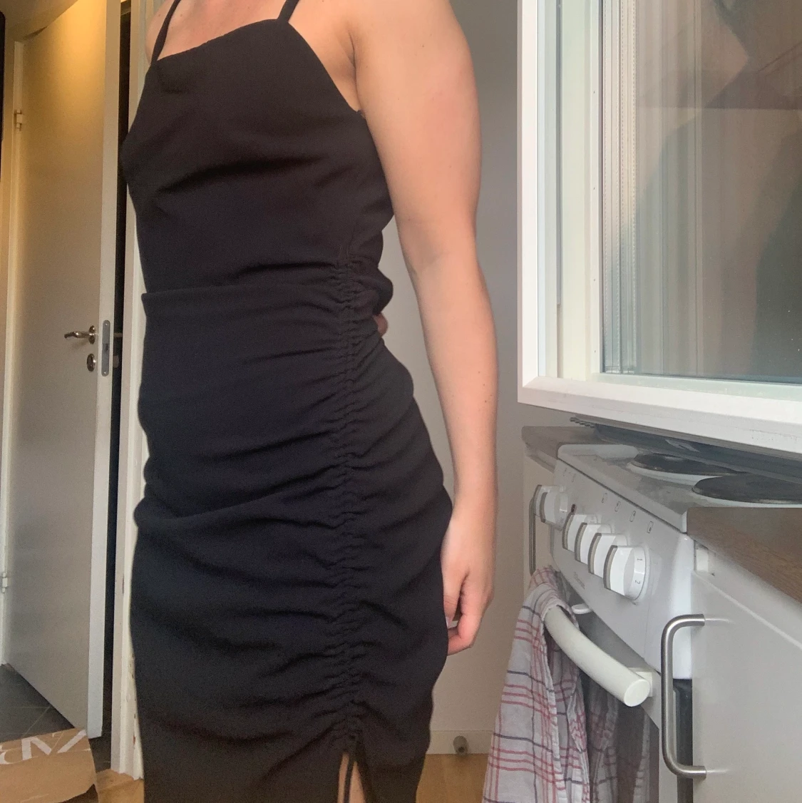 Zara svart långklänning  - 91