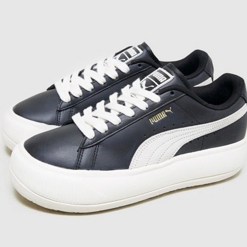 puma black sneakers 40