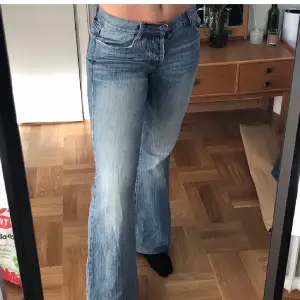 Säljer ett par jättesnygga Low waisted jeans. 