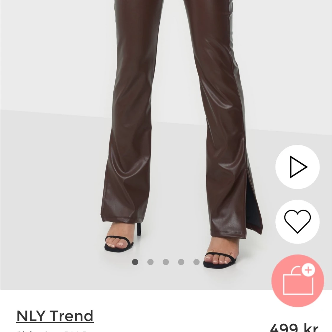 Bruna skinnbyxor - 90