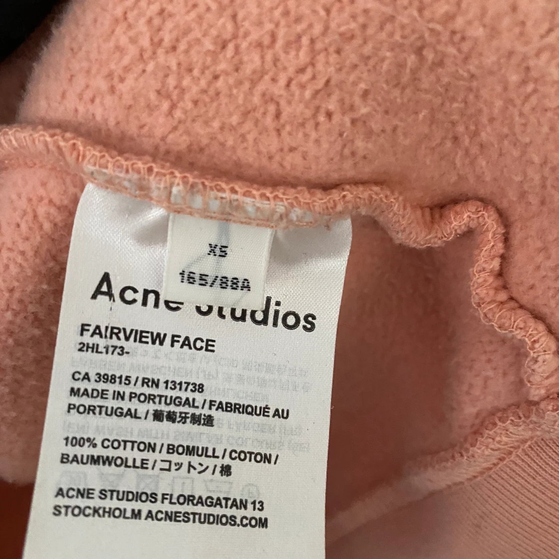 Acne studios collage tröja strl xs - 91