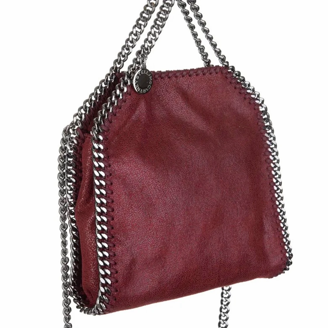 Vinröd Stella McCartney väska