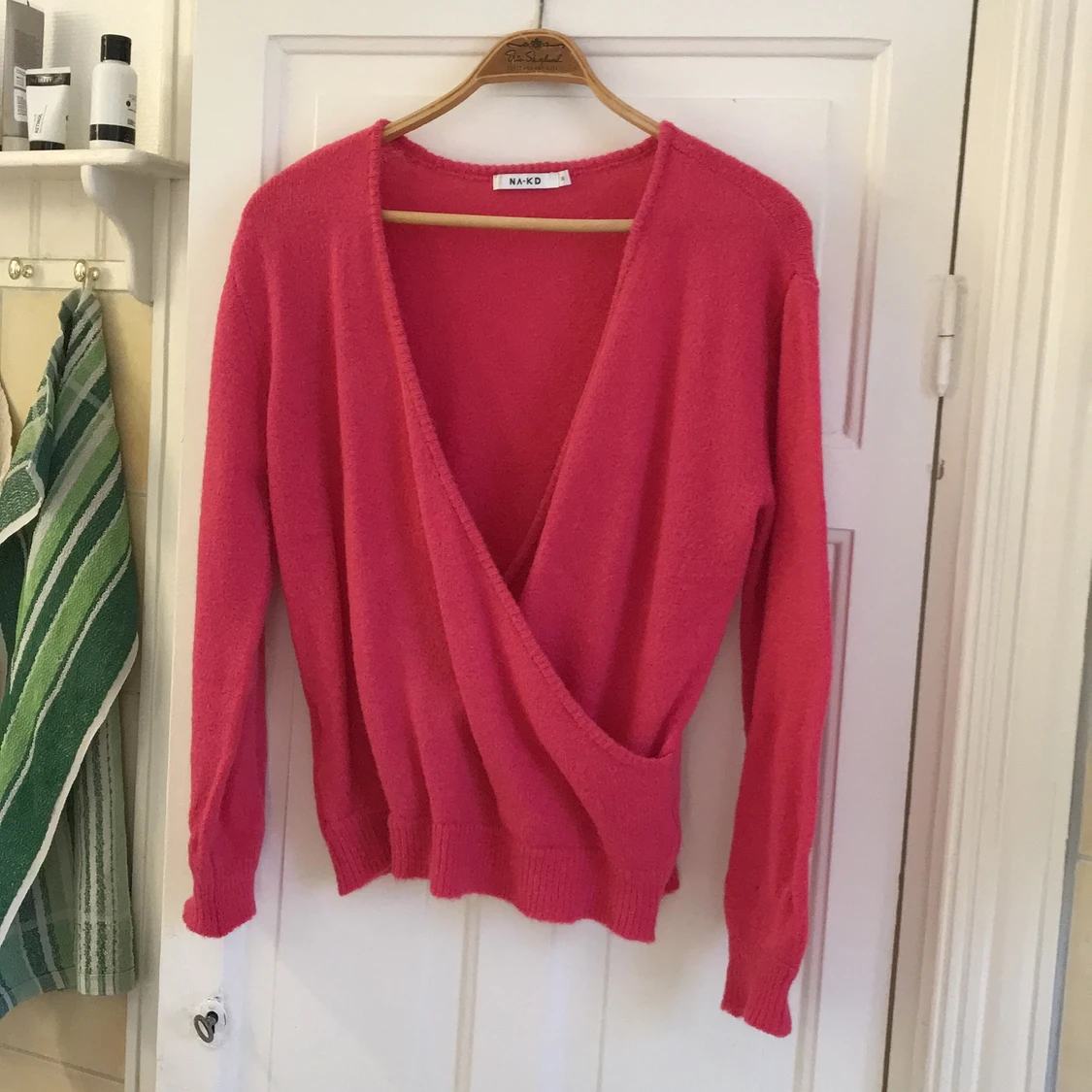 Stickad tröja med ull & mohair NA-KD