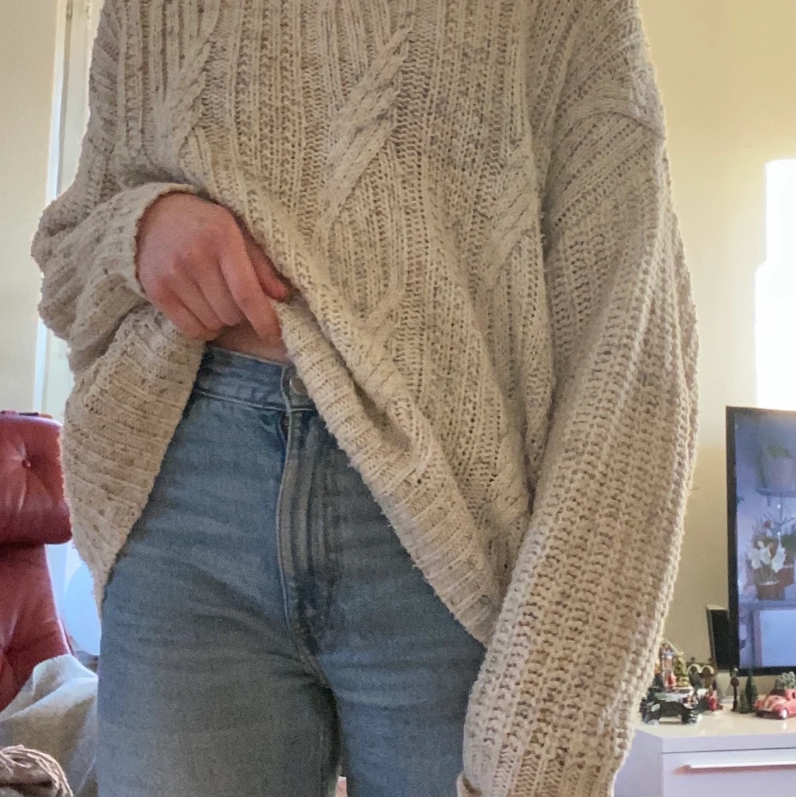 Kavelstickad tröja - 90