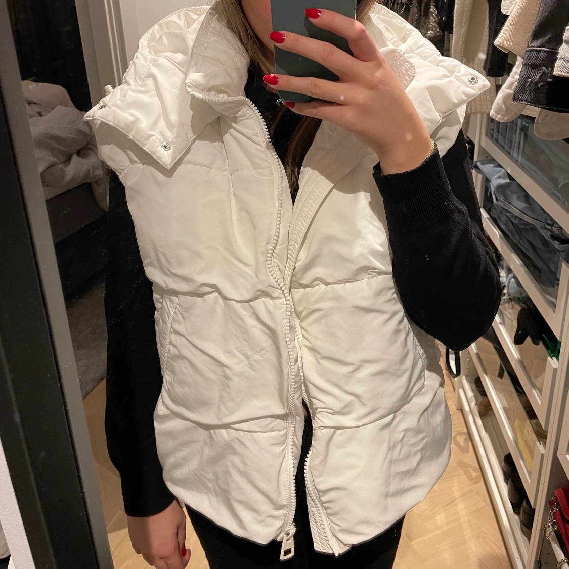 Vit dunväst Zara - 91