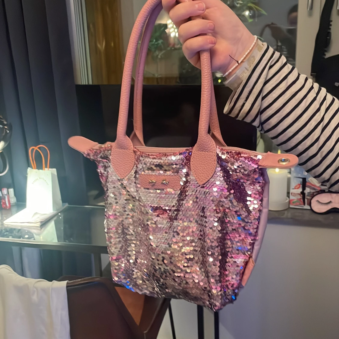 Väska/glittrig - 90