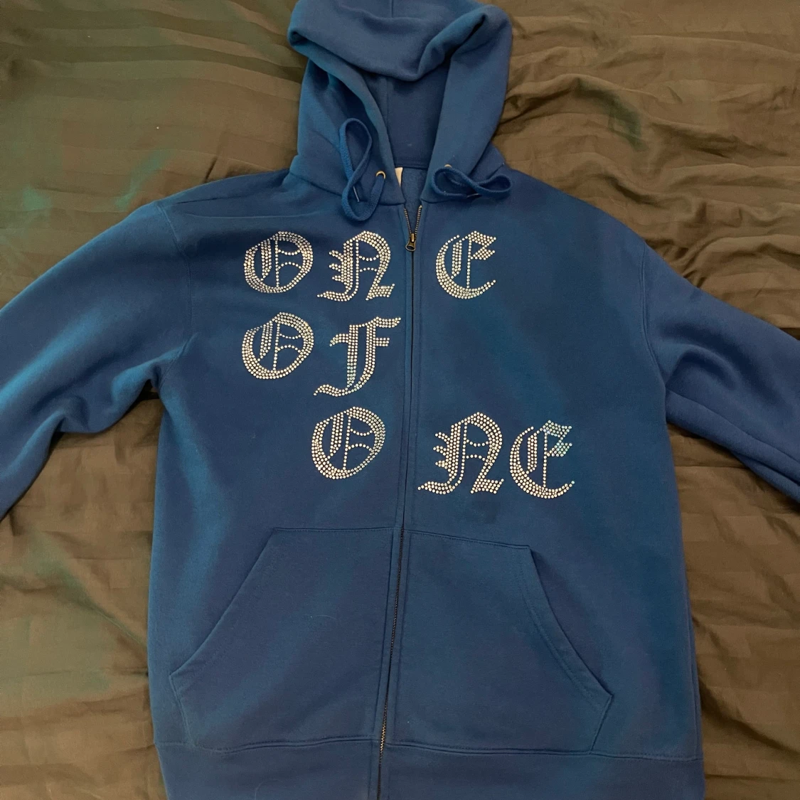 Blue OG zip hoodie