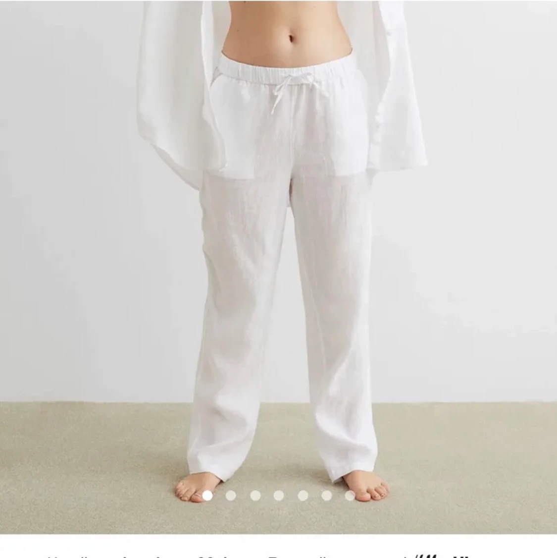 Vita Linnebyxor - 91