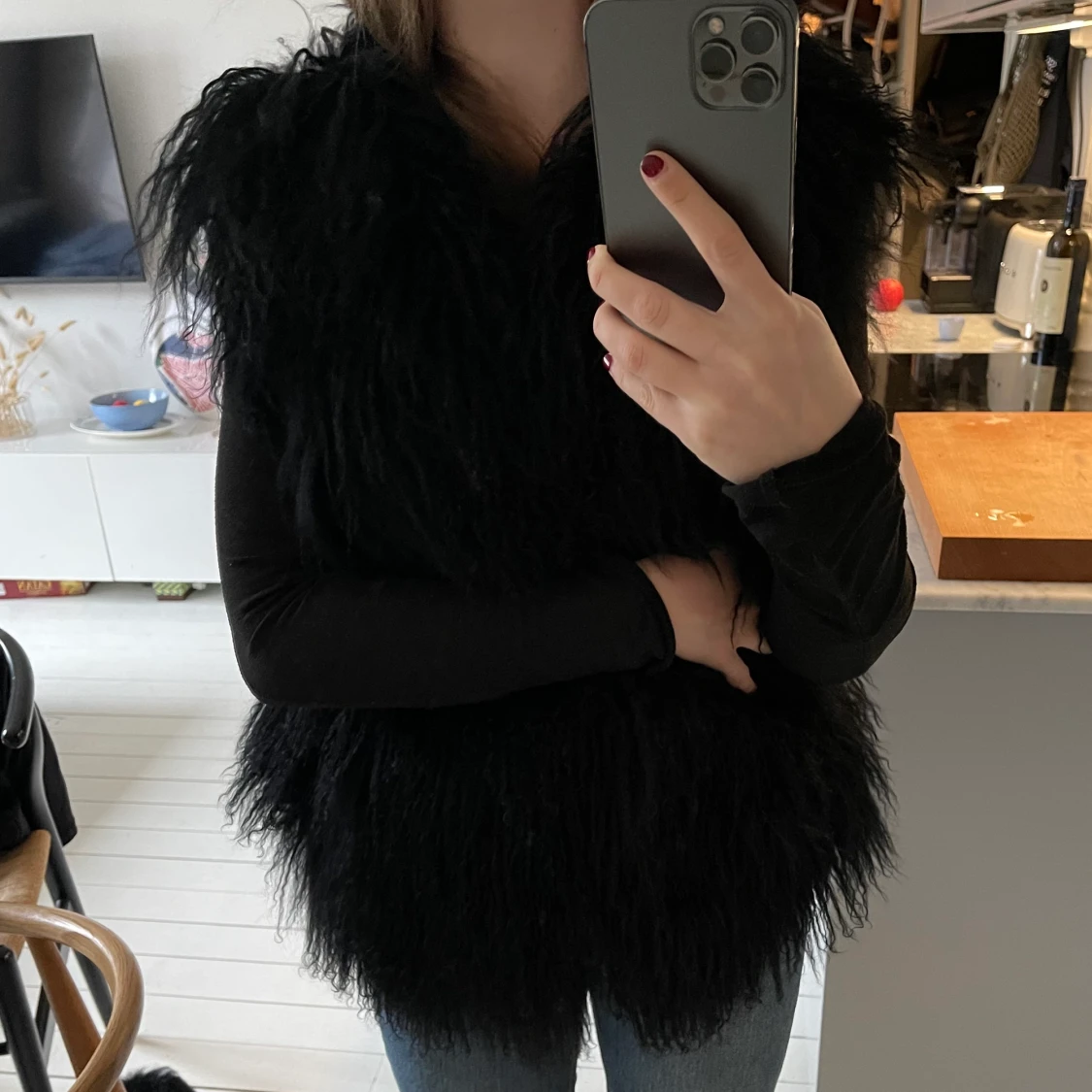 Pellobello mongolian fur vest - 91