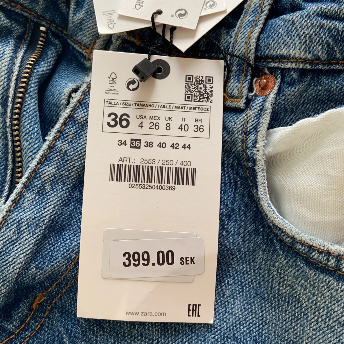 Zara jeans midrise - 90